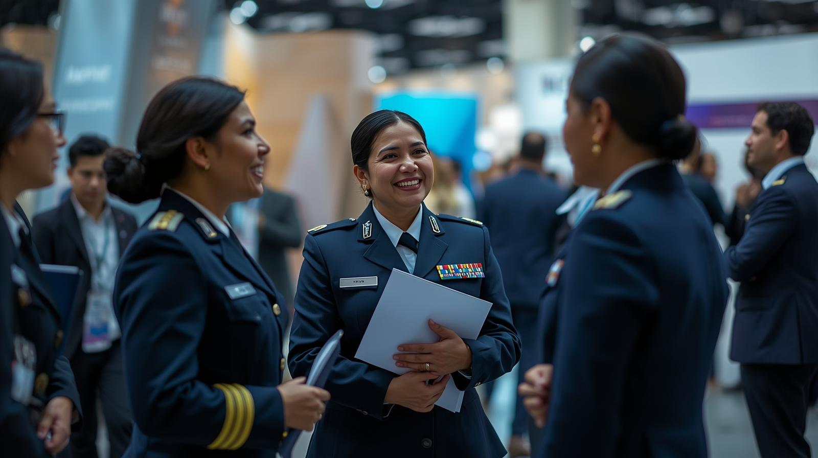 Military Meeting In Exhibition 5