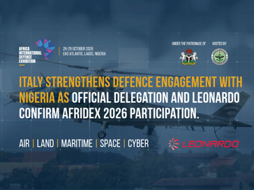 Italy Strengthens Defence Engagement With Nigeria As Official Delegation And Leonardo Confirm AFRIDEX 2026 Participation.