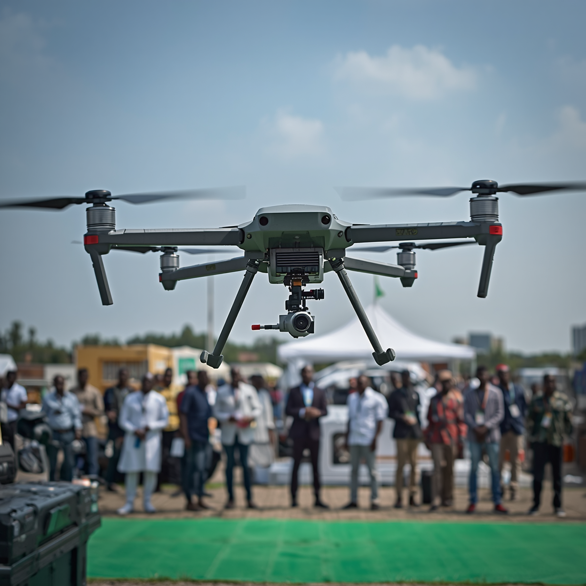 VTOL Drone In Live Demonstration