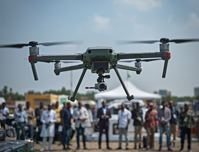 VTOL Drone In Live Demonstration